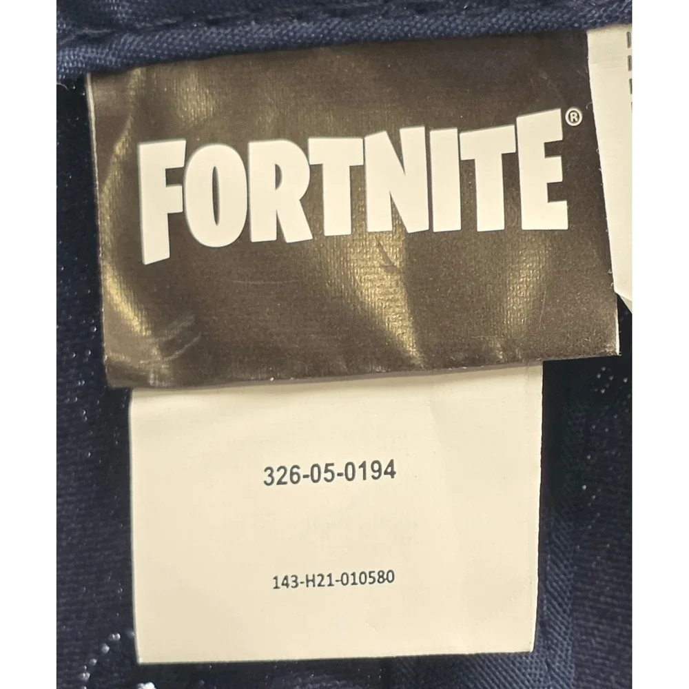 Fortnite Snapback‎ Hat Youth OSFM Navy Blue Llama Logo Cap